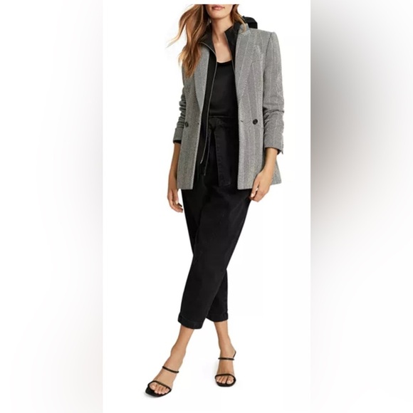 Reiss Taite Herringbone Blazer- size 2 - Picture 4 of 13